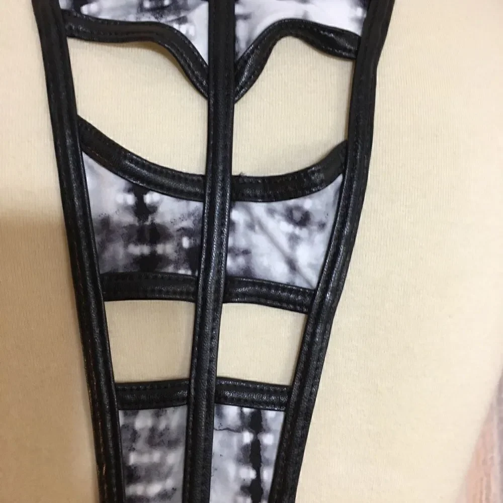 William Rast Tie Dye One Piece Swimsuit Size Small